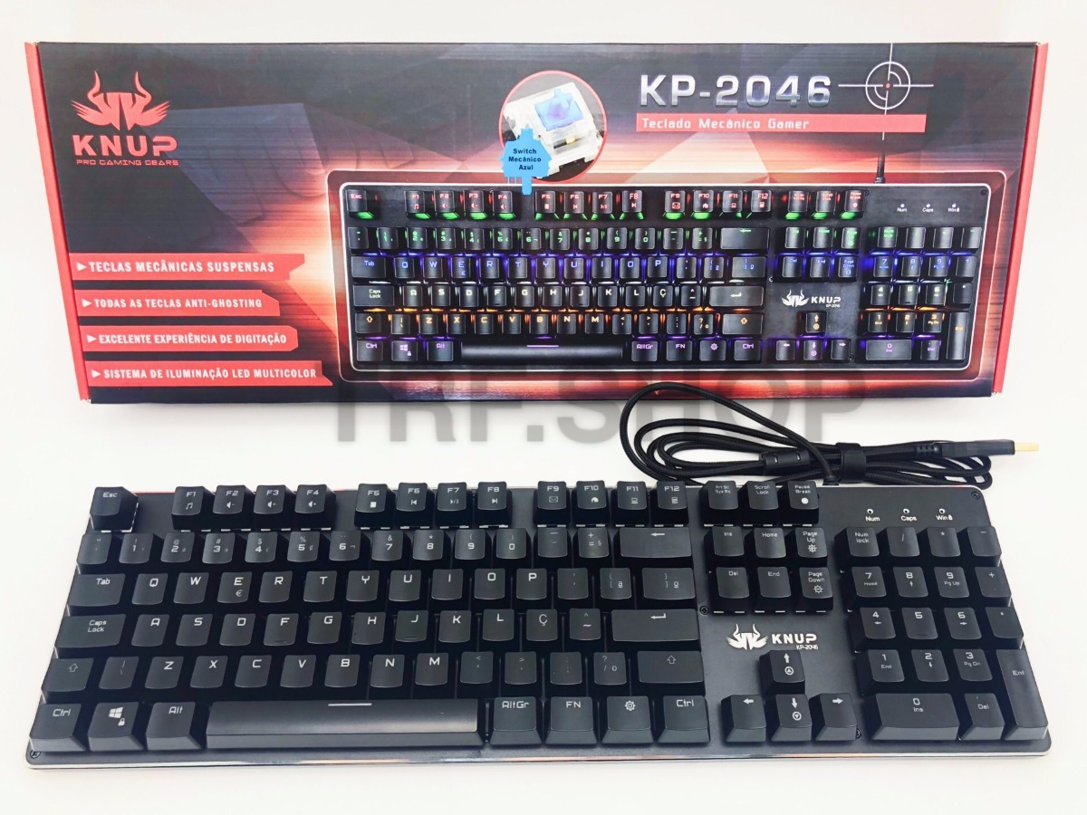  - Teclado - preta - Central - unidade    Cod. TECLADO KP-2046